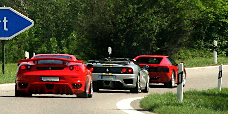 Ferrari-Trio
